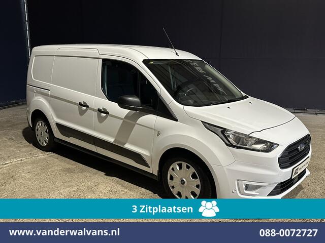 Ford TRANSIT CONNECT 1.5 EcoBlue 120pk L2H1 Euro6 Airco | 3-Zits | Camera | Navigatie | Stoelverwarming | Verwarmde voorruit Parkeersensoren, Bijrijdersbank