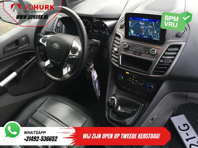 Ford TRANSIT CONNECT 1.5 TDCI 100 pk Trend L2 BPM VRIJ! DB Riem V.V/ Carplay/ Camera/ Airco/ Navi/ PDC/ Trekhaak