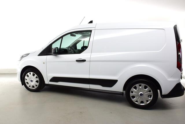 Ford TRANSIT CONNECT 3-Zits 1.0 Ecoboost L1 Camera, Zij-Ramen, 53dKM, all season banden, voorruit verwarmbaar, achterdeuren met beglazing, rubberen matten passagiersruimte, achter camera, park hulp, calculatie tafel, hill hold, airco,, parkeerpilootsysteem achter, nieuwe laad