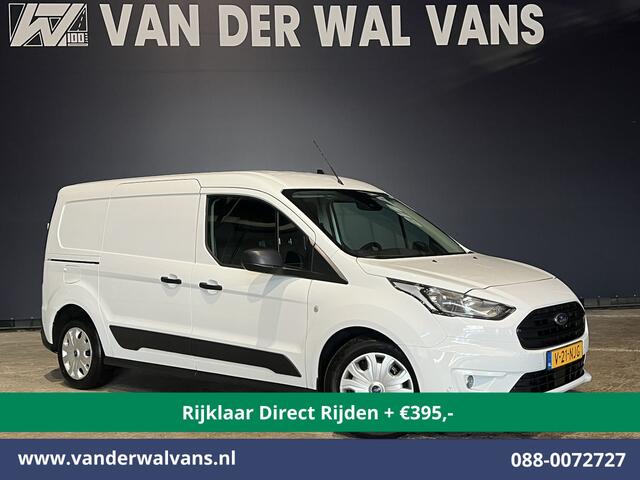 Ford TRANSIT CONNECT 1.5 EcoBlue 100pk L2H1 *Rijklaar Direct Rijden* Euro6 Airco | 3-Zits | Cruisecontrol | Stoelverwarming | Verwarmde voorruit Parkeersensoren, Bijrijdersbank