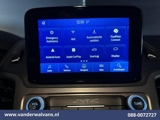 Ford TRANSIT CONNECT 1.5 EcoBlue 100pk L1H1 Euro6 Airco | Camera | Navigatie | Apple Carplay | Trekhaak Android Auto, Verwarmde voorruit, Parkeersensoren, Zijdeur