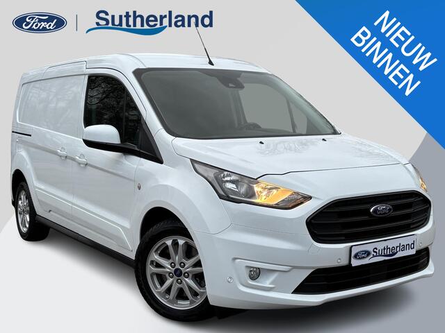 Ford TRANSIT CONNECT 1.5 EcoBlue L2 Limited | 100pk | Trekhaak | Dubbele Zijschuifdeur! | Stoelverwarming | Houten Laadvloer | 16" LMV | All Season banden