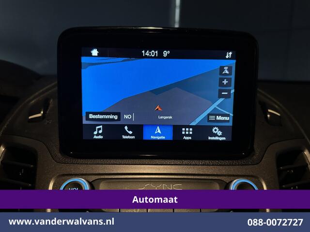 Ford TRANSIT CONNECT 1.5 EcoBlue 100pk Automaat L2H1 Euro6 Airco | 3-Zits | Camera | Navigatie | LED | Cruisecontrol | LM velgen Android Auto, Parkeersensoren, Verwarmde voorruit, Bijrijdersbank