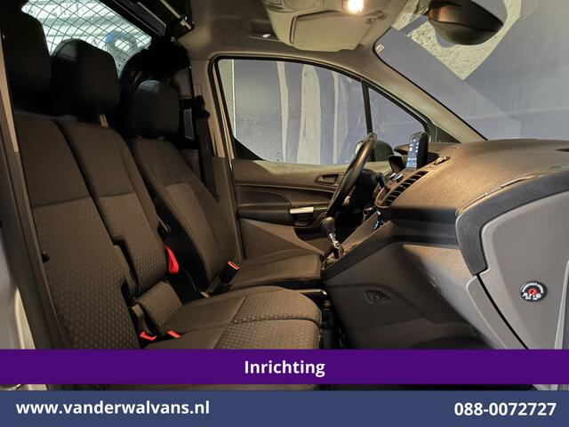 Ford TRANSIT CONNECT 1.5 EcoBlue 120pk L2H1 Inrichting Euro6 Airco | 3-Zits | Camera | Navigatie | Cruisecontrol | Android Auto Stoelverwarming, Verwarmde voorruit, 1500kg Trekhaak, Parkeersensoren, Bijrijdersbank