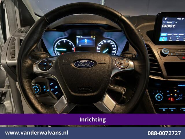 Ford TRANSIT CONNECT 1.5 EcoBlue 120pk L2H1 Inrichting Euro6 Airco | 3-Zits | Camera | Navigatie | Cruisecontrol | Android Auto Stoelverwarming, Verwarmde voorruit, 1500kg Trekhaak, Parkeersensoren, Bijrijdersbank