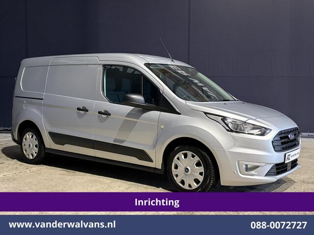 Ford TRANSIT CONNECT 1.5 EcoBlue 120pk L2H1 Inrichting Euro6 Airco | 3-Zits | Camera | Navigatie | Cruisecontrol | Android Auto Stoelverwarming, Verwarmde voorruit, 1500kg Trekhaak, Parkeersensoren, Bijrijdersbank