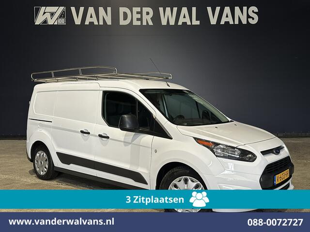 Ford TRANSIT CONNECT 1.5 TDCI 101pk L2H1 Inrichting Euro6 Airco | 3-Zits | Imperiaal | Trekhaak Cruisecontrol, Verwarmde voorruit, Bijrijdersbank