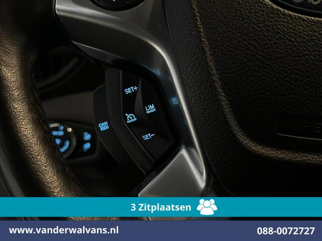 Ford TRANSIT CONNECT 1.5 TDCI 101pk L2H1 Inrichting Euro6 Airco | 3-Zits | Imperiaal | Trekhaak Cruisecontrol, Verwarmde voorruit, Bijrijdersbank