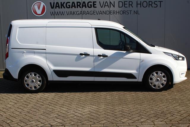 Ford TRANSIT CONNECT 1.0-100pk Ecoboost Lengte 2 Trend. Dames, heren ondernemers èn particulieren LET OP, UNIEK: 100pk benzine uitv. ! Airco, beklede laadruimte, schuifdeur re., spiegels verwarmb., telefoonvoorb., pdc achter, 4x all season banden etc.