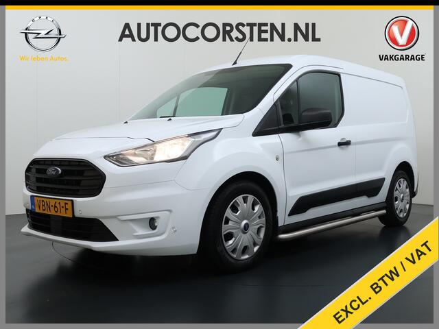 Ford TRANSIT CONNECT 1.5TDCI 100PK Trekhaak Kast Cruise Airco PDC-v+a EURO6 Sidebars L1H1 Trend HP Betonplex Vloer Wandbetimmering Kasteninbouw Schuifdeur Achterdeuren Origineel Nederlandse Auto Laadvermogen 844kg !