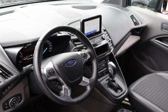 Ford TRANSIT CONNECT 1.5 EcoBlue L2 Sport | Bi-Xenon | Keyless Go | CarPlay | Camera | Navigatie | 8-Traps automaat | Cruise control | Trekhaak | Stoelverwarming | Lederen bekleding | Nieuwe APK | NAP Logisch