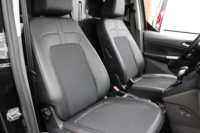 Ford TRANSIT CONNECT 1.5 EcoBlue L2 Sport | Bi-Xenon | Keyless Go | CarPlay | Camera | Navigatie | 8-Traps automaat | Cruise control | Trekhaak | Stoelverwarming | Lederen bekleding | Nieuwe APK | NAP Logisch
