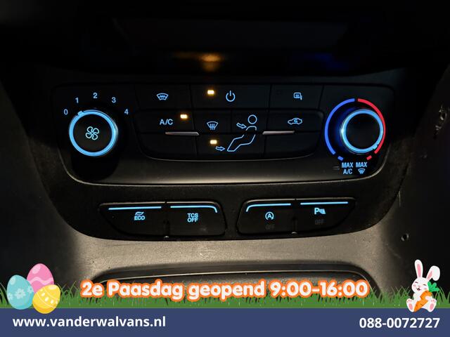 Ford TRANSIT CONNECT 1.5 EcoBlue 100pk L2H1 Euro6 Airco | 3-Zits | Camera | Navigatie | Verwarmde voorruit Parkeersensoren, Bijrijdersbank