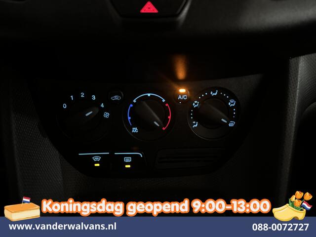 Ford TRANSIT CONNECT 1.5 TDCI 101pk L2H1 Inrichting Euro6 Airco | Cruisecontrol | 3-Zits | Trekhaak | Verwarmde voorruit Dakdragers, Bijrijdersbank
