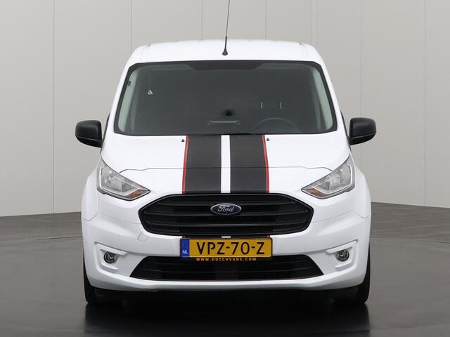 Ford TRANSIT CONNECT 1.5 EcoBlue Lang | 3-Zits | Multimedia | Airco | Cruise | Trekhaak | Betimmering