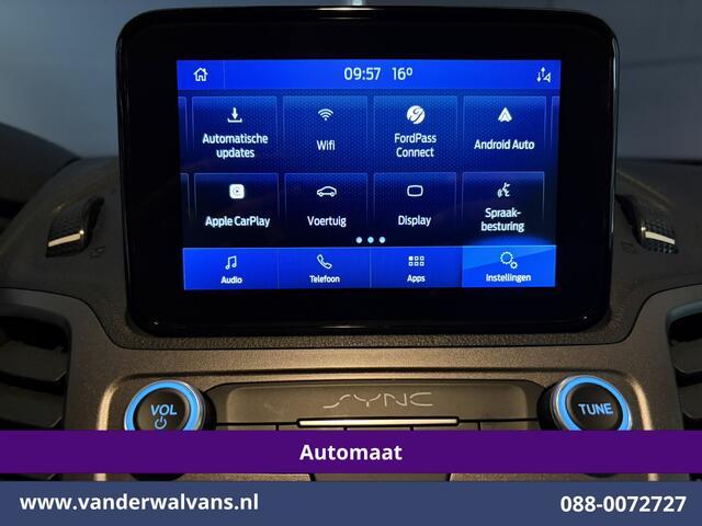 Ford TRANSIT CONNECT 1.5 EcoBlue 120pk Automaat L1H1 Euro6 Airco | Camera | Apple Carplay | PDC Parkeersensoren, Verwarmde voorruit, Bluetooth-Telefonie