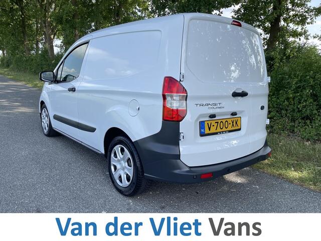 Ford TRANSIT COURIER 1.5 TDCI E6 Trend BPM Vrij! Lease ¤142 p/m, Airco, Navi, PDC, Schuifdeur, Volledig onderhoudshistorie aanwezig
