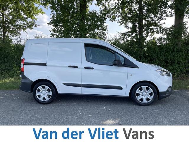 Ford TRANSIT COURIER 1.5 TDCI E6 Trend BPM Vrij! Lease ¤142 p/m, Airco, Navi, PDC, Schuifdeur, Volledig onderhoudshistorie aanwezig