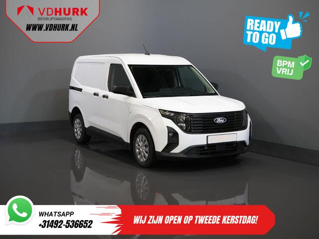 Ford TRANSIT COURIER 1.0 Trend 100 pk BENZINE BPM VRIJ! Garantie 05-2029/ Carplay/ Virtual Cockpit/ Airco/ Cruise