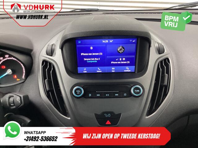 Ford TRANSIT COURIER 1.0 EcoBoost 100pk Limited BENZINE BPM VRIJ! Carplay/ Camera/ Climate/ Cruise/ PDC/ LMV/ DAB