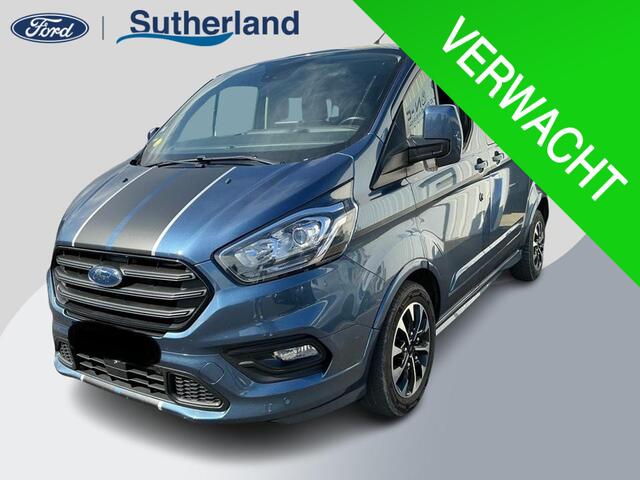 Ford TRANSIT CUSTOM 320 2.0 TDCI L1H1 Sport DC 185pk Automaat | DC | Dubbele Cabine | Adaptive cruise control | Dubbele schuifdeur | Trekhaak | Camera | Navigatie | Stoel-Stoel | Stoelverwarming