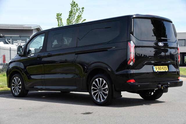 Ford TRANSIT CUSTOM 320 2.0 TDCI L2H1 Tourneo Black Edition Full Options, 360 Camera, Adpatieve Cruise, Virtual, Carplay, 170PK, Stoel/Stuur Verwarming, Automaat, Uniek!