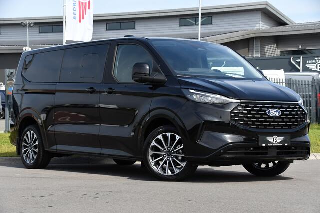 Ford TRANSIT CUSTOM 320 2.0 TDCI L2H1 Tourneo Black Edition Full Options, 360 Camera, Adpatieve Cruise, Virtual, Carplay, 170PK, Stoel/Stuur Verwarming, Automaat, Uniek!