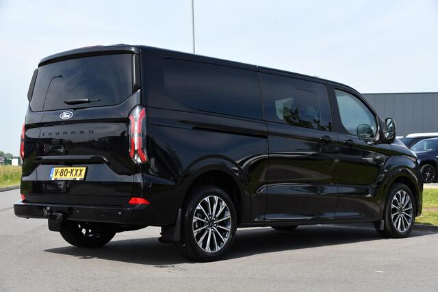 Ford TRANSIT CUSTOM 320 2.0 TDCI L2H1 Tourneo Black Edition Full Options, 360 Camera, Adpatieve Cruise, Virtual, Carplay, 170PK, Stoel/Stuur Verwarming, Automaat, Uniek!