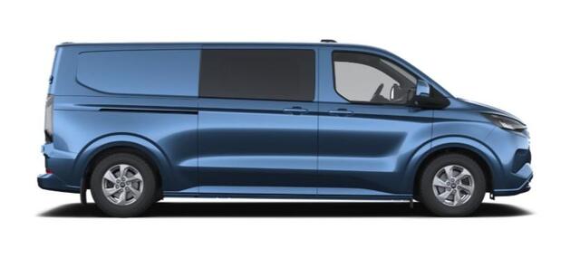Ford TRANSIT CUSTOM 320 2.5 PHEV L2H1 Limited DC 233pk | Dubbele zijschuifdeur | 12-weg verstel- en verwarmbare AGR Stoelen | Inklapbare trekhaak | 17 inch lichtmetalen velgen | Driver Assistance Pack Premium | Verwarmbaar stuurwiel | Bekleding zijwand en achterdeuren (voll