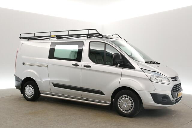 Ford TRANSIT CUSTOM 290 2.2 TDCI L2H1 Dubbele Cabine | 6 Persoons Airco Camera Cruise PDC Imperiaal Trekhaak