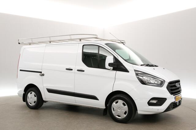 Ford TRANSIT CUSTOM 280 2.0 TDCI L1H1 2800KG Trekgew. Trekhaak Airco Cruise LED Navigatie Imperiaal 3 Persoons Laadruimte Inrichting PDC