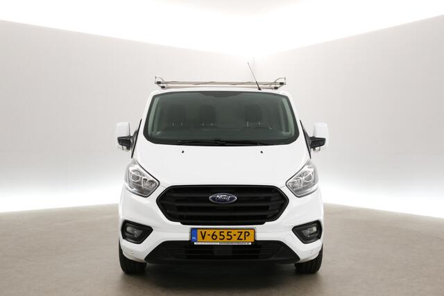 Ford TRANSIT CUSTOM 280 2.0 TDCI L1H1 2800KG Trekgew. Trekhaak Airco Cruise LED Navigatie Imperiaal 3 Persoons Laadruimte Inrichting PDC