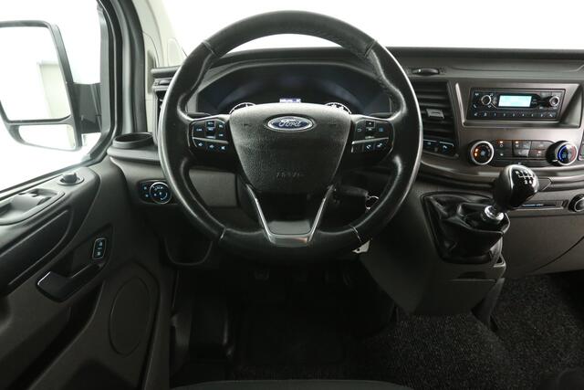 Ford TRANSIT CUSTOM 280 2.0 TDCI L1H1 2800KG Trekgew. Trekhaak Airco Cruise LED Navigatie Imperiaal 3 Persoons Laadruimte Inrichting PDC