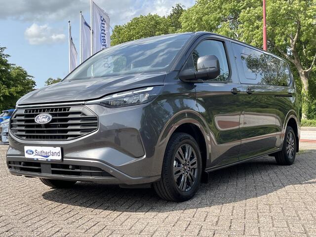 Ford TRANSIT CUSTOM 340 2.5 PHEV L2H1 Limited | SCI | Voorraad | Kombi 9-persoons | Incl. BTW en BPM | Dubbele schuifdeur | 17 inch lichtmetalen velgen | Trekhaak | Navigatie | Garantie 5 jaar of 200.000 km | Camera
