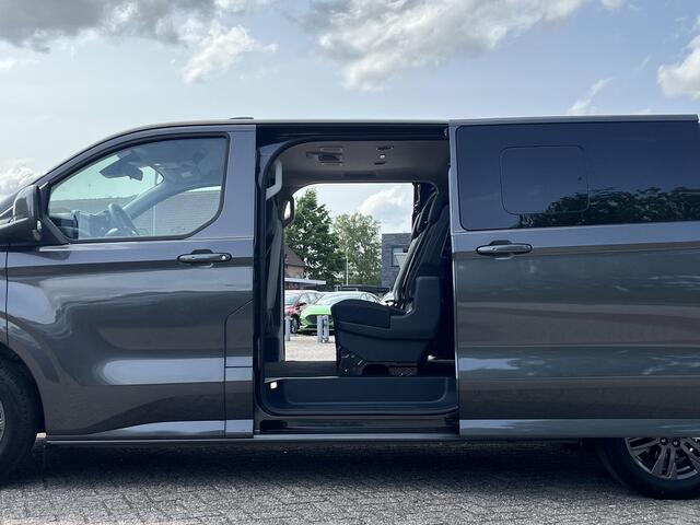 Ford TRANSIT CUSTOM 340 2.5 PHEV L2H1 Limited | SCI | Voorraad | Kombi 9-persoons | Incl. BTW en BPM | Dubbele schuifdeur | 17 inch lichtmetalen velgen | Trekhaak | Navigatie | Garantie 5 jaar of 200.000 km | Camera