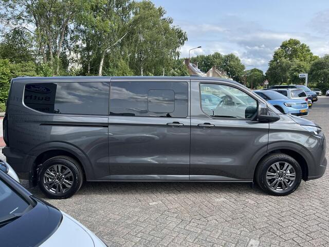 Ford TRANSIT CUSTOM 340 2.5 PHEV L2H1 Limited | SCI | Voorraad | Kombi 9-persoons | Incl. BTW en BPM | Dubbele schuifdeur | 17 inch lichtmetalen velgen | Trekhaak | Navigatie | Garantie 5 jaar of 200.000 km | Camera