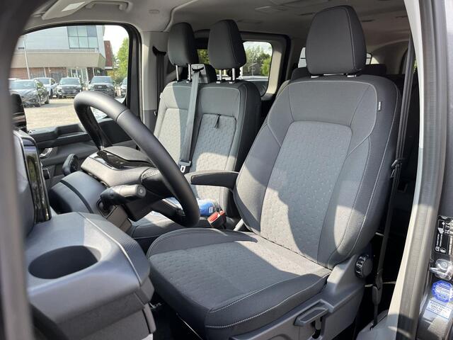 Ford TRANSIT CUSTOM 340 2.5 PHEV L2H1 Limited | SCI | Voorraad | Kombi 9-persoons | Incl. BTW en BPM | Dubbele schuifdeur | 17 inch lichtmetalen velgen | Trekhaak | Navigatie | Garantie 5 jaar of 200.000 km | Camera
