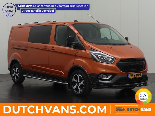 Ford TRANSIT CUSTOM 2.0TDCI 170Pk Lang Limited Dubbele Cabine | Leder | Navigatie | Camera | Betimmering | Trekhaak