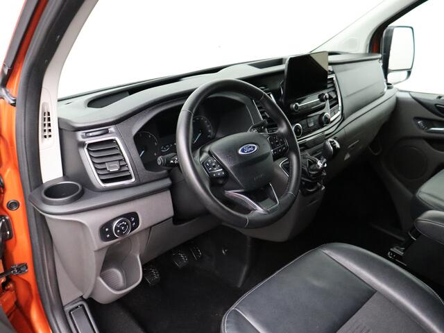 Ford TRANSIT CUSTOM 2.0TDCI 170Pk Lang Limited Dubbele Cabine | Leder | Navigatie | Camera | Betimmering | Trekhaak