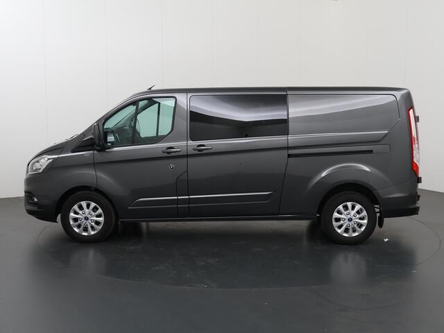 Ford TRANSIT CUSTOM 300 2.0 TDCI Aut. | L2 H1 | Limited | DC | MARGE | Schuifdeur L+R | Trekhaak | LM Velgen | Lederen Bekleding | Apple Carplay | ¤45.381,- INCL BPM