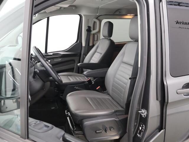 Ford TRANSIT CUSTOM 300 2.0 TDCI Aut. | L2 H1 | Limited | DC | MARGE | Schuifdeur L+R | Trekhaak | LM Velgen | Lederen Bekleding | Apple Carplay | ¤45.381,- INCL BPM