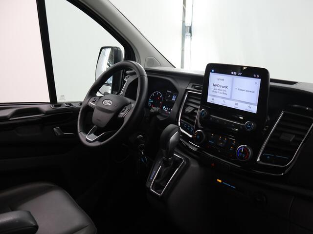 Ford TRANSIT CUSTOM 300 2.0 TDCI Aut. | L2 H1 | Limited | DC | MARGE | Schuifdeur L+R | Trekhaak | LM Velgen | Lederen Bekleding | Apple Carplay | ¤45.381,- INCL BPM