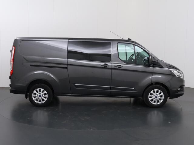 Ford TRANSIT CUSTOM 300 2.0 TDCI Aut. | L2 H1 | Limited | DC | Schuifdeur L+R | LM Velgen | Trekhaak | Lederen bekleding | Navigatie | Stoelverwarming