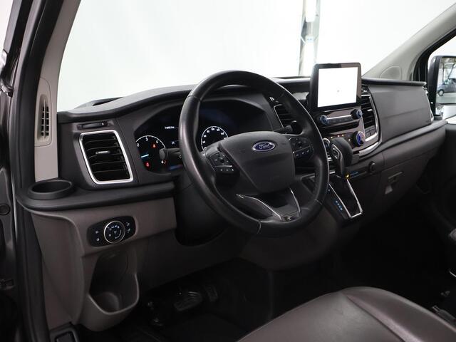 Ford TRANSIT CUSTOM 300 2.0 TDCI Aut. | L2 H1 | Limited | DC | Schuifdeur L+R | LM Velgen | Trekhaak | Lederen bekleding | Navigatie | Stoelverwarming