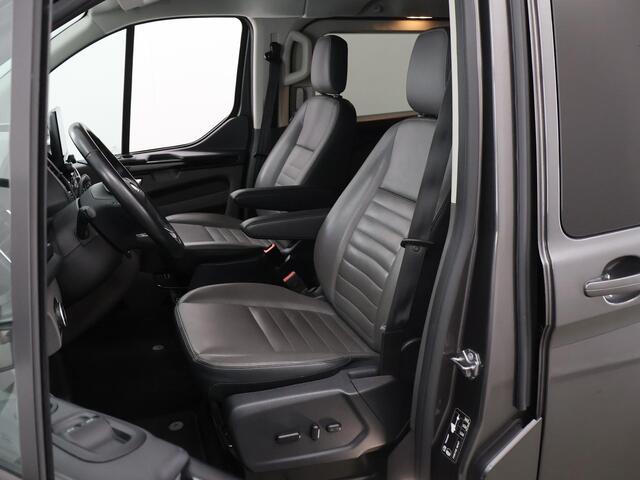 Ford TRANSIT CUSTOM 300 2.0 TDCI Aut. | L2 H1 | Limited | DC | Schuifdeur L+R | LM Velgen | Trekhaak | Lederen bekleding | Navigatie | Stoelverwarming