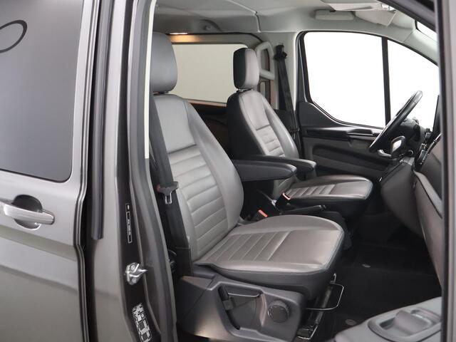 Ford TRANSIT CUSTOM 300 2.0 TDCI Aut. | L2 H1 | Limited | DC | Schuifdeur L+R | LM Velgen | Trekhaak | Lederen bekleding | Navigatie | Stoelverwarming