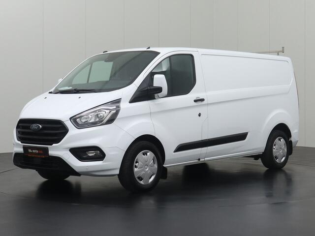 Ford TRANSIT CUSTOM 2.0TDCI 130PK Lang | Kastinrichting | Navigatie | 3-Persoons | Trekhaak