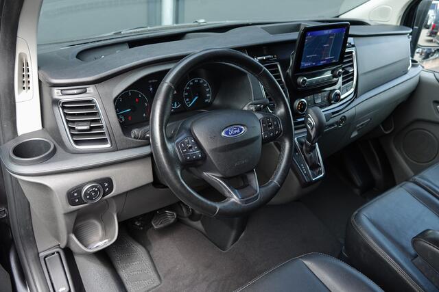 Ford TRANSIT CUSTOM L2H1 2.0Tdci 185Pk Aut. | Sport 320 | Stoel-Bank | 2xSchuifdeur | Achteruitrijcamera | Trekhaak | 18''