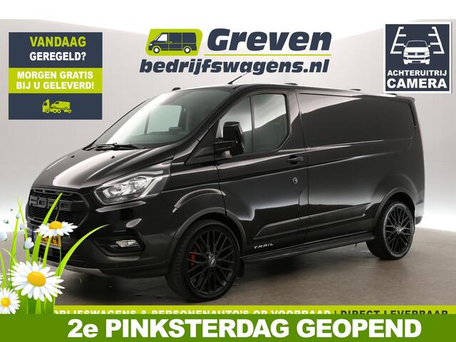 Ford TRANSIT CUSTOM 300 2.0 TDCI L1H1 Trail Airco Camera Cruise Carplay Navi PDC 3 Persoons LED 20''LMV Trekhaak