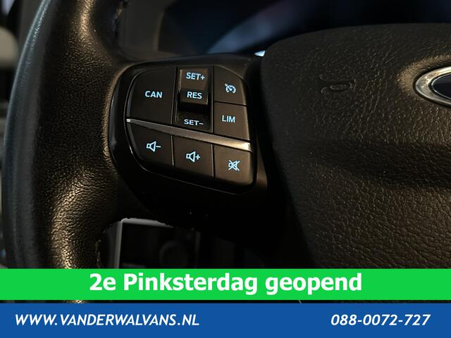 Ford TRANSIT CUSTOM 2.0 TDCI 131pk L1H1 Inrichting Euro6 Airco | Navigatie | Camera | LED | Cruisecontrol Stoelverwarming, Verwarmde voorruit, Parkeersensoren, Bijrijdersbank